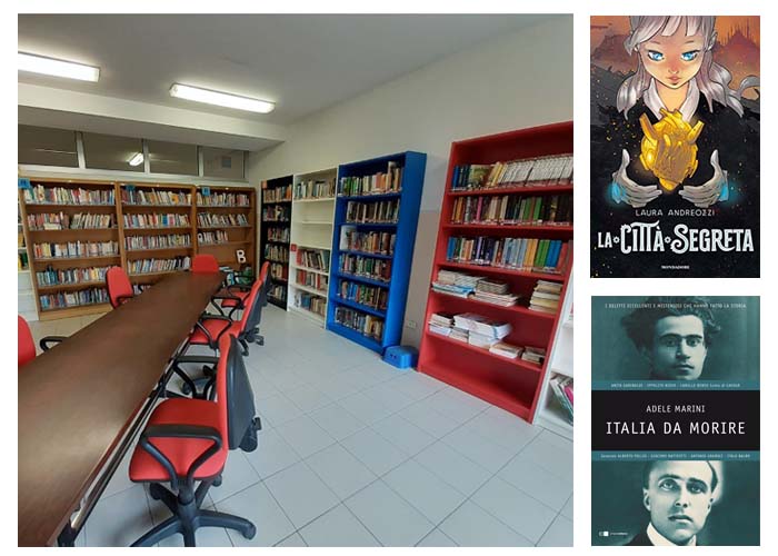 La biblioteca Martinetti e due libri donati dall'associazione