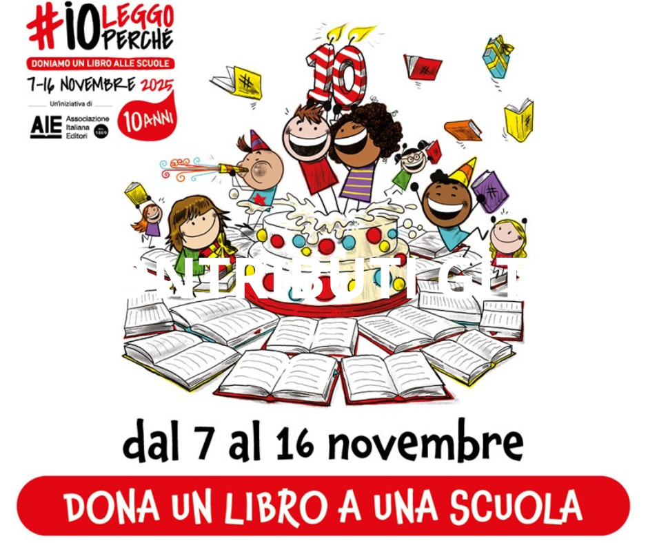 Locandina dell'iniziativa "Io Leggo Perché 2025"
